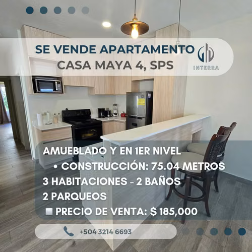 Furnished 3BR apartment at Casa Maya 4