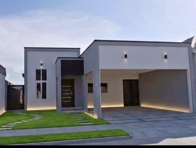New 3BR single-level house with pool in Res. Marsella