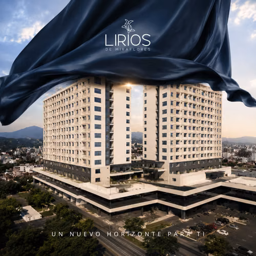 2BR apartment at Lirios de Miraflores, Colonia Miraflores