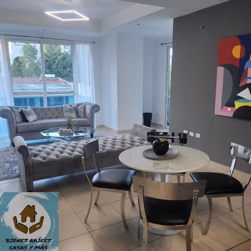 2BR furnished apartment near Blvd Juan Pablo II